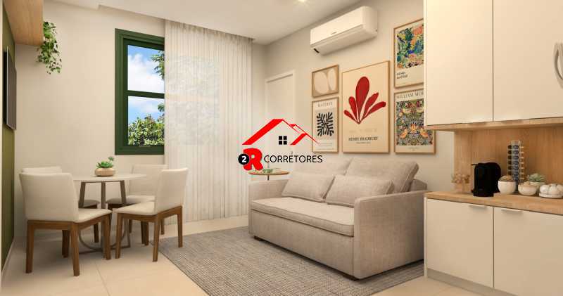 Conheça 1 do imóvel - Rio de Janeiro, Copacabana, sala e quarto, 35,67m², frente, Bairro Peixoto. - HPCVAZIOPEIXOTOV - 1 1 - 1