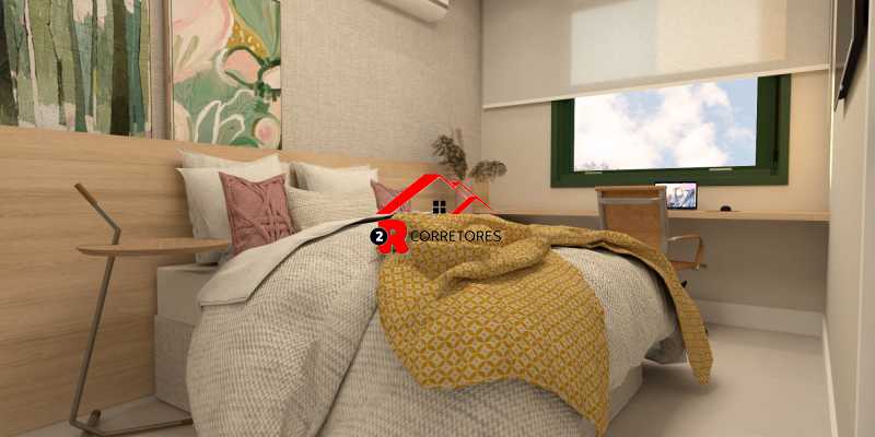 Conheça 204 - quarto 01 do imóvel - Rio de Janeiro, Copacabana, 1 quarto, laterral, 37,28m², Bairro Peixoto. - HPCVAZIOPEIXOTOVII - 3 204 - quarto 01 - 3