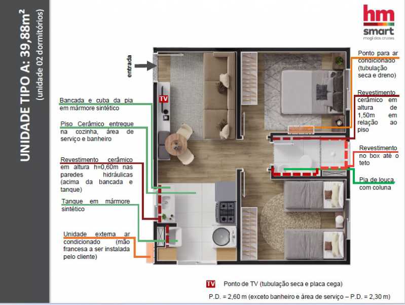 Conheça 14 do imóvel - Apartamento 2 quartos à venda Vila Brasileira, Mogi das Cruzes - R$ 180.000 - BIAP20240 - 14 14 - 14