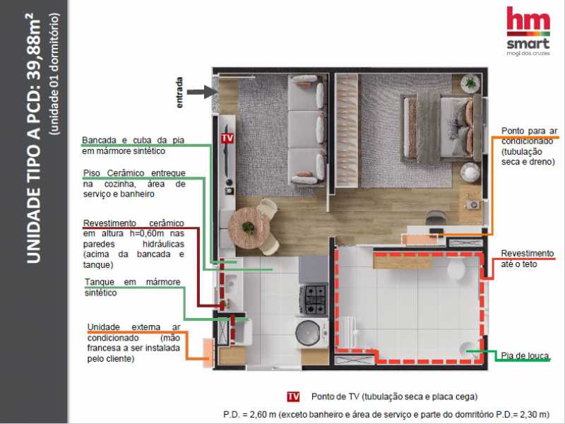 Conheça 16 do imóvel - Apartamento 2 quartos à venda Vila Brasileira, Mogi das Cruzes - R$ 180.000 - BIAP20240 - 16 16 - 16
