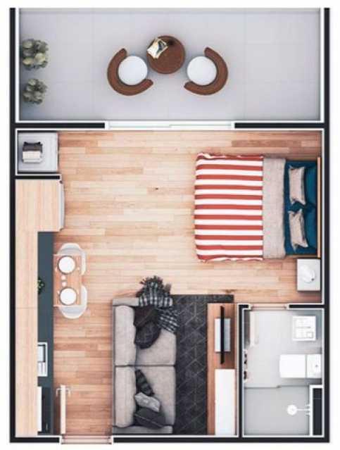 Conheça 698378247534452 do imóvel - Studio 1 quarto à venda Centro, Mogi das Cruzes - R$ 255.000 - BIST10001 - 15 698378247534452 - 15