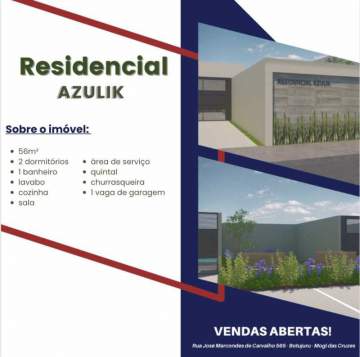Lançamento - Casa em Condomínio 2 quartos à venda Vila São Paulo, Mogi das Cruzes - R$ 289.000 - BICN20035