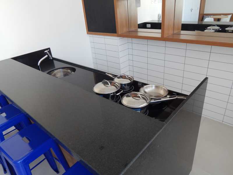 Conheça Bancada com cooktop do imóvel - Apartamento 3 quartos à venda Rio de Janeiro,RJ - R$ 819.000 - PREDIO NOVO PERTO 6 BPM - 10 Bancada com cooktop - 10