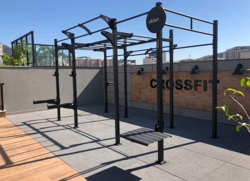Conheça Crossfit do imóvel - Apartamento 3 quartos à venda Rio de Janeiro,RJ - R$ 819.000 - PREDIO NOVO PERTO 6 BPM - 12 Crossfit - 12
