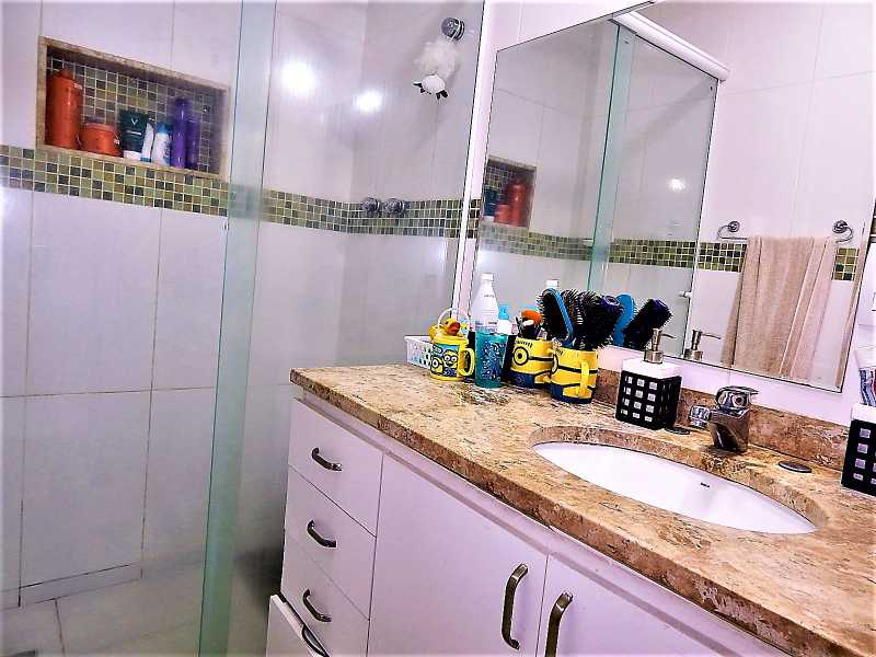 Conheça Banheiro Suíte do imóvel - Apartamento 2 quartos à venda Rio de Janeiro,RJ - R$ 630.000 - MARACANA 90 M 2 QT DEP LAZER - 5 Banheiro Suíte - 5
