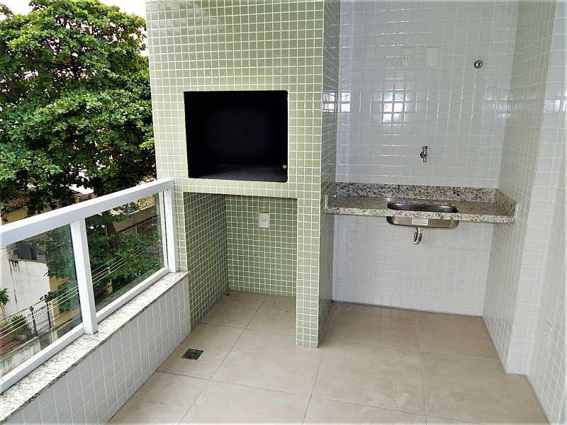 Conheça Varanda Gourmet do imóvel - Apartamento à venda Rua Carvalho Alvim,Rio de Janeiro,RJ - R$ 679.000 - TIJUCA2QTOSELAJE - 1 Varanda Gourmet - 1