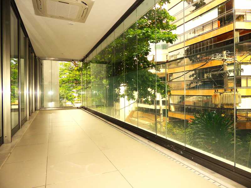 Conheça Varandão climatizado do imóvel - Apartamento à venda Rua Igarapava,Rio de Janeiro,RJ - R$ 3.570.000 - LEBLON 3 QTOS LAZER IGARAPAVA - 1 Varandão climatizado - 1