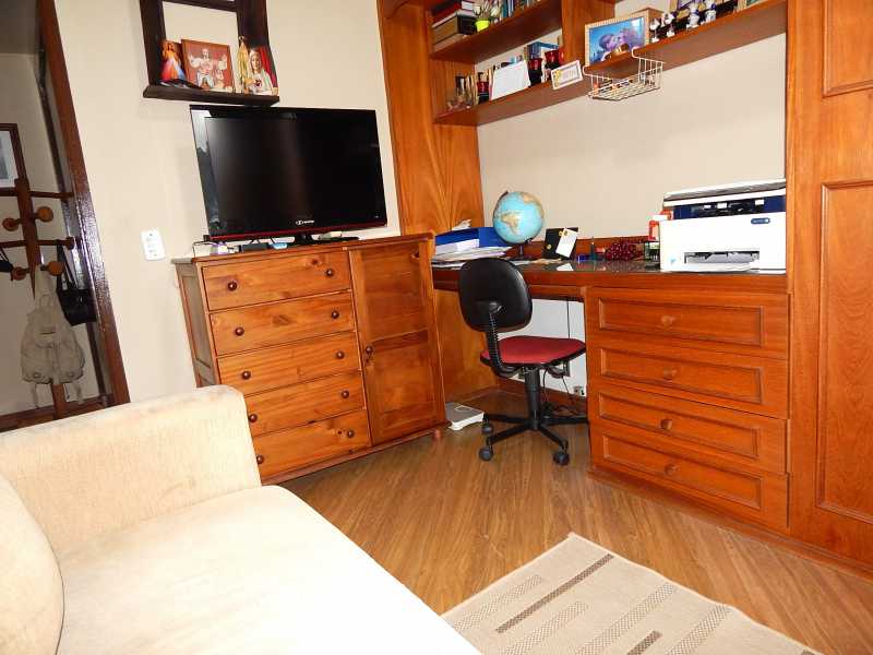 Conheça Quarto com bancada de trabalho do imóvel - Apartamento à venda Rua Teodoro da Silva,Rio de Janeiro,RJ - R$ 484.000 - 2 QT DEP TEODORO DA SILVA - 9 Quarto com bancada de trabalho - 9