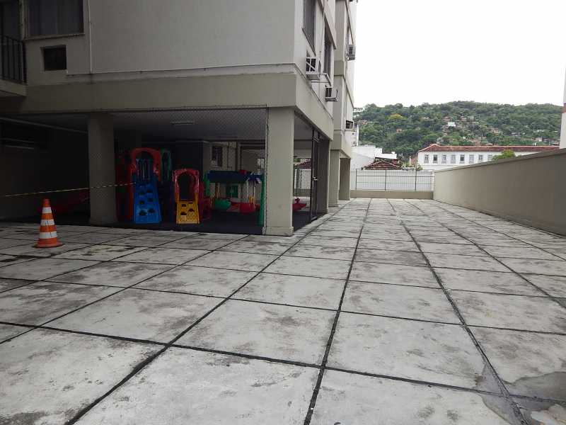 Conheça Play bem amplo do imóvel - Apartamento à venda Rua Teodoro da Silva,Rio de Janeiro,RJ - R$ 484.000 - 2 QT DEP TEODORO DA SILVA - 21 Play bem amplo - 21