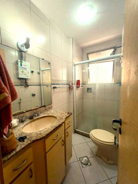 Conheça Banheiro Social do imóvel - Apartamento 2 quartos à venda Rio de Janeiro,RJ - R$ 495.000 - MARACANA 2 QTO DEPEN LAZER - 9 Banheiro Social - 9