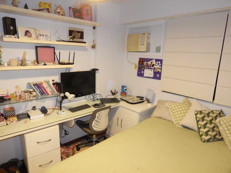 Conheça Quarto solteiro c/ bancada do imóvel - Apartamento à venda Rua Ângelo Agostini,Rio de Janeiro,RJ - R$ 759.000 - TJ2QTAG-FELI - 9 Quarto solteiro c/ bancada - 9