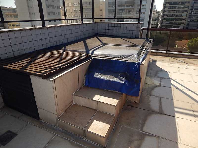 Conheça Piscina com deck do imóvel - Cobertura à venda Rua Professor Gabizo,Rio de Janeiro,RJ - R$ 1.259.000 - TJ-COB-GAB-ROS - 3 Piscina com deck - 3