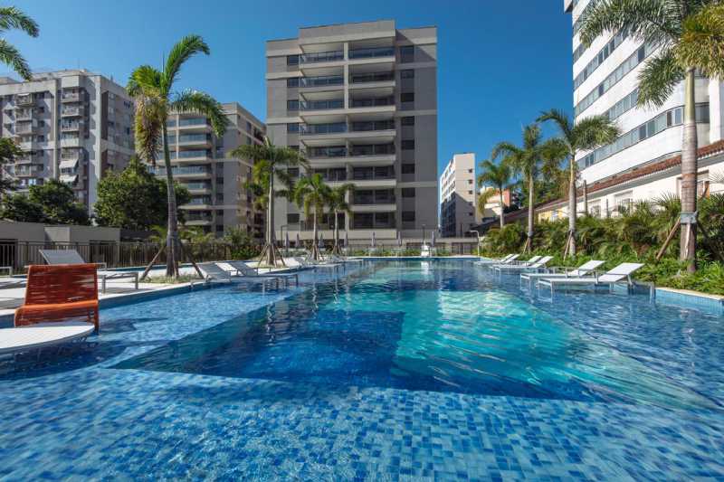 Conheça Piscina com raia do imóvel - Apartamento à venda Rua Mariz e Barros,Rio de Janeiro,RJ - R$ 1.169.000 - 3QTOS-MB-LZCOMP- - 1 Piscina com raia - 1