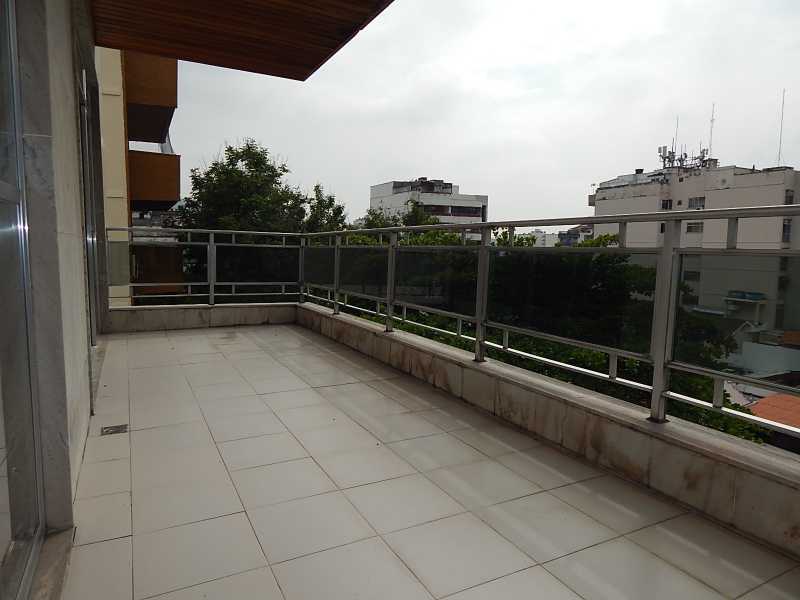 Conheça Varandão do imóvel - R$ 639 mil - Grajaú 3 Qtos + Dependência com 176 m² - GRAJ-3QTO-176-FABCART - 2 Varandão - 2
