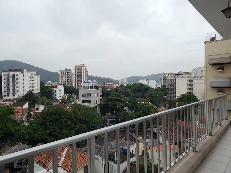 Conheça Varanda Quarto solteiro 1 do imóvel - R$ 639 mil - Grajaú 3 Qtos + Dependência com 176 m² - GRAJ-3QTO-176-FABCART - 9 Varanda Quarto solteiro 1 - 9