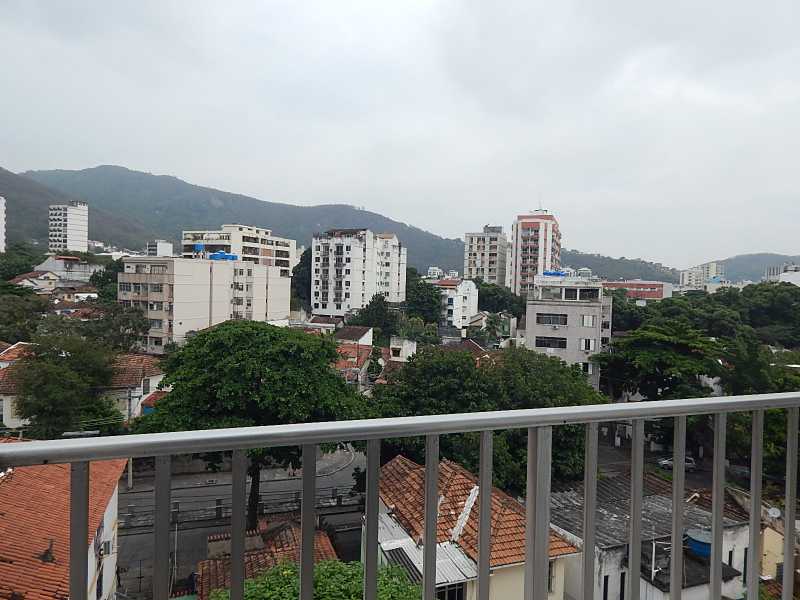 Conheça Varanda quarto suíte do imóvel - R$ 639 mil - Grajaú 3 Qtos + Dependência com 176 m² - GRAJ-3QTO-176-FABCART - 5 Varanda quarto suíte - 5