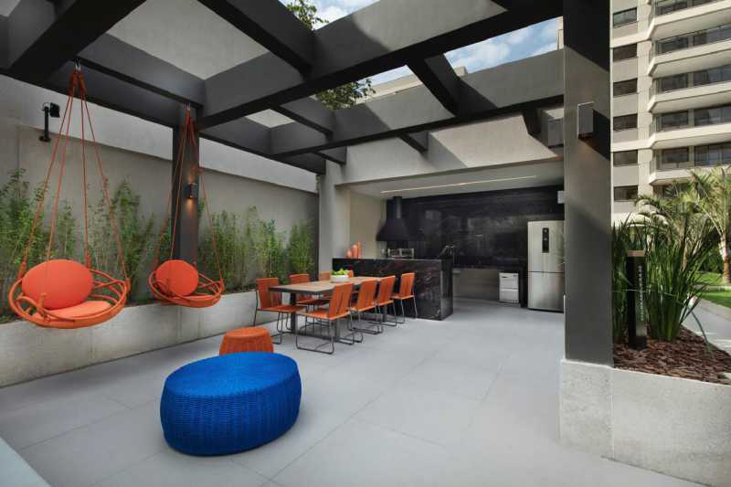 Conheça Churrasqueira do imóvel - Condomínio Clube - 4 Quartos c/ 115 m² Novíssimo - TJ-4QT-ATMR-ROS - 21 Churrasqueira - 21