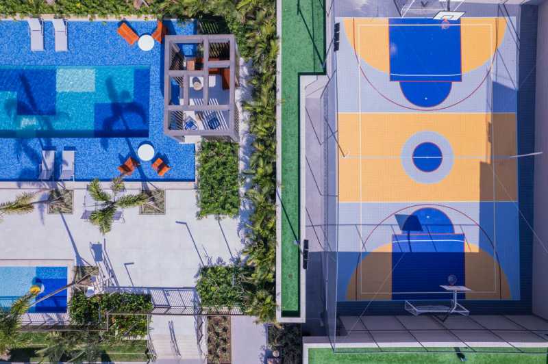 Conheça Quadra esportiva do imóvel - Condomínio Clube - 4 Quartos c/ 115 m² Novíssimo - TJ-4QT-ATMR-ROS - 25 Quadra esportiva - 25