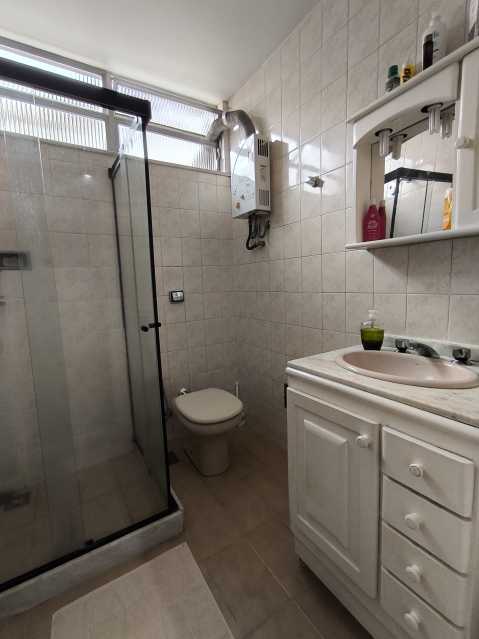 Conheça Banheiro social do imóvel - Apartamento 1 quarto à venda Rio de Janeiro,RJ - R$ 329.000 - TJ-AM-SLQT-ROS - 3 Banheiro social - 3