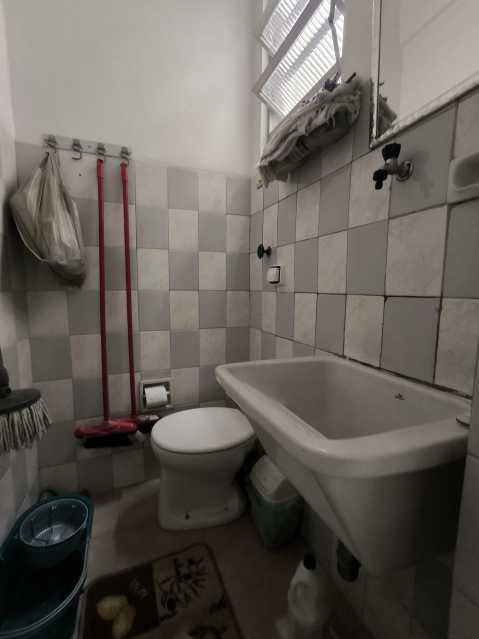 Conheça Banheiro serviço do imóvel - Apartamento 1 quarto à venda Rio de Janeiro,RJ - R$ 329.000 - TJ-AM-SLQT-ROS - 9 Banheiro serviço - 9