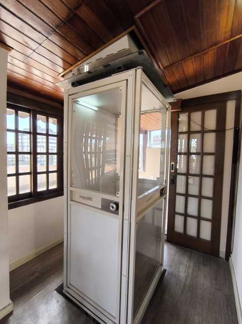 Conheça Elevador de acesso do apto do imóvel - Cobertura à venda Rua Professor Gabizo,Rio de Janeiro,RJ - R$ 1.249.000 - TJ-COB-GAB-NAN-3QTO - 5 Elevador de acesso do apto - 5