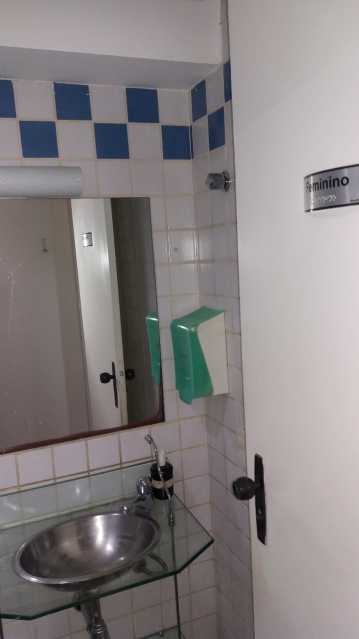Conheça Banheiros do imóvel - Sala Comercial 97m² à venda Rio de Janeiro,RJ - R$ 290.000 - sl-cent-Ros-97 - 4 Banheiros - 4