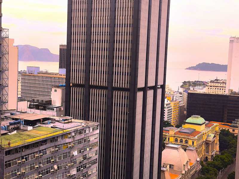 Conheça Sala com vista panorâmica do imóvel - Sala Comercial 33m² à venda Edifício Comércio E Indústria,Rio de Janeiro,RJ - R$ 59.000 - sl.coh.centro - 1 Sala com vista panorâmica - 1