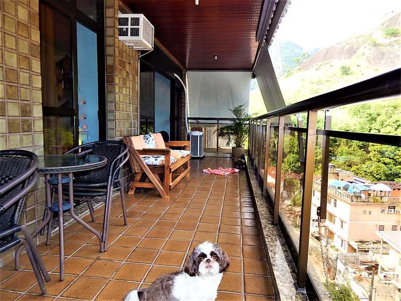 Conheça Varandão do imóvel - Apartamento 4 quartos à venda Rio de Janeiro,RJ - R$ 789.000 - TIJUCAAMPLO - 4 Varandão - 4