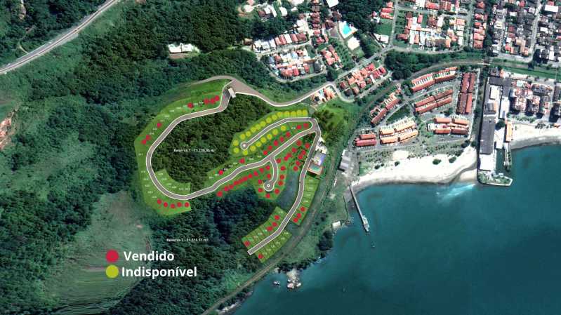 Conheça Vermelho - Vendido do imóvel - Terreno Residencial à venda Residencial Bella Vista, Mangaratiba - R$ 236.000 - BVA1 - 9 Vermelho - Vendido - 9