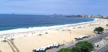 Ótima localização - Copacabana- Avenida Atlântica- Apartamento andar alto, vista mar, 2 quartos, dependência completa. - BTAP20971