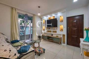 Oportunidade - Rio Comprido- Rua Japeri, varanda, 2 quartos, dependência completa. - BTAP21432
