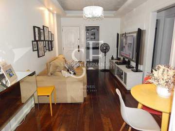 Tijuca - Apartamento 2 quartos sendo 1 suíte, dependência completa, 1 vaga. - BTAP21567