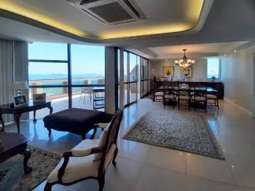 Espetacular - Barra da Tijuca- Barra Mares- Avenida Lúcio Costa -apartamento duplex, 4 quartos, 2 suítes, piscina, churrasqueira. Total infraestrutura. 3 vagas - BTAP40042