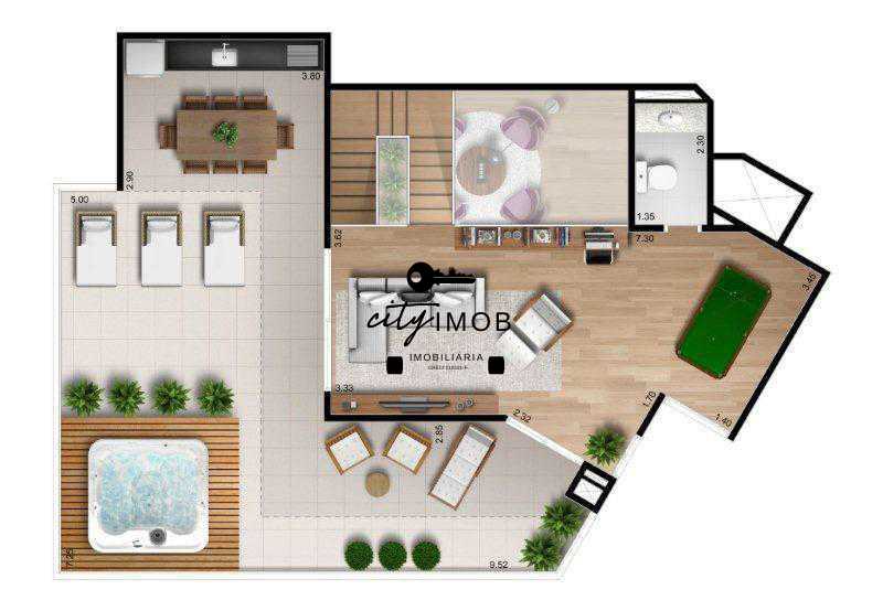 Conheça Planta superior do imóvel - Apartamento com Área Privativa 3 quartos à venda Centro, Itatiba - R$ 1.350.000 - CYAA30002 - 21 Planta superior - 21