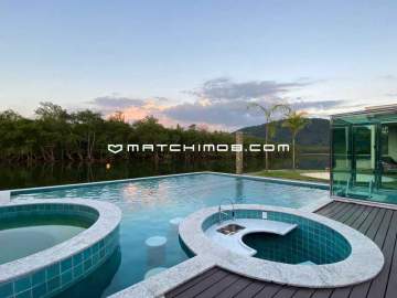 Ótima localização - Casa em frente a canal navegável no Bracuí em Angra dos Reis - 410CA