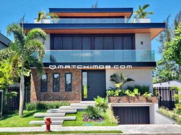 Condomínio Alphaville - Ótima localização - Casa com Jardim de Inverno, subsolo e elevador. - 534CA