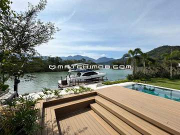 Condomínio Portobello Resort e Safári - Ótima localização - Casa à venda no canal do Condomínio Portobello - Mangaratiba - 704CA