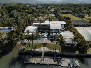 Condomínio Portobello Resort e Safári - Ótima localização - Casa à venda no canal com deck no Portobello Resort e Safari - 87CA