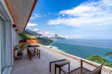 Condomínio JAKO - Ótima localização - Casa com vista mar à venda no Joá - Rio de Janeiro - 910CA