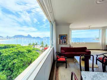 Apartamento de 3 Quartos com Vista Maravilhosa para o Mar na Av. Atlântica, Copacabana - PIAP30193