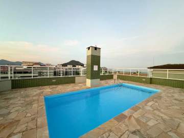 Apartamento mobiliado com varanda gourmet em Ubatuba - SZAP20291