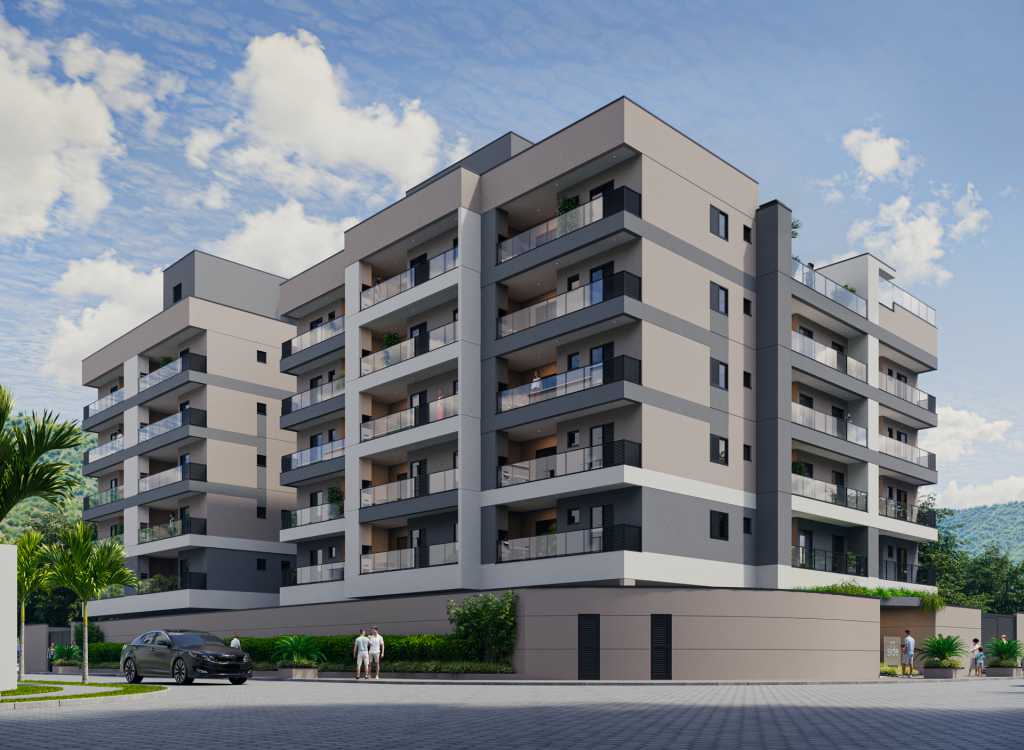 Conheça FACHADA_ALPHA-SIDE_HD do imóvel - Alpha Side - Apartamentos de 1 ou 2 suítes com ate 70m² em Ubatuba/SP - SZAP20301 - 1 FACHADA_ALPHA-SIDE_HD - 1