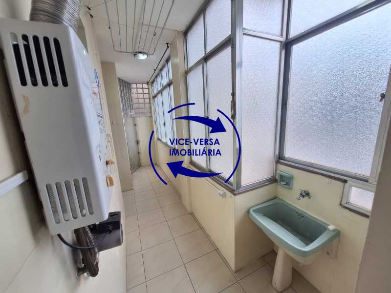 Conheça Área de serviço do imóvel - Apartamento 2 quartos para alugar Grajaú, Rio de Janeiro - R$ 2.200 - ER112 - 25 Área de serviço - 25