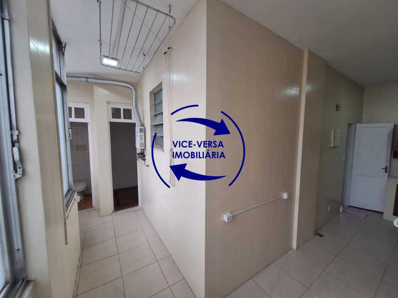 Conheça Área de serviço do imóvel - Apartamento 2 quartos para alugar Grajaú, Rio de Janeiro - R$ 2.200 - ER112 - 24 Área de serviço - 24