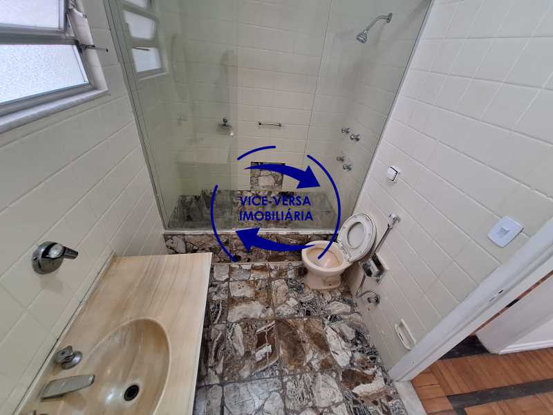 Conheça Banheiro social do imóvel - Apartamento 2 quartos para alugar Grajaú, Rio de Janeiro - R$ 2.200 - ER112 - 17 Banheiro social - 17