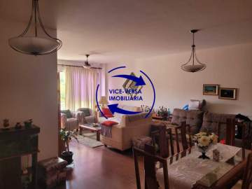 Rua Torres Homem / Visconde Abaeté, excelente apartamento, 138m², salão, varanda, lavabo, 3 quartos (suíte), 2 banheiros, ampla copa-cozinha, dependências completas, 2 vagas. - 1495