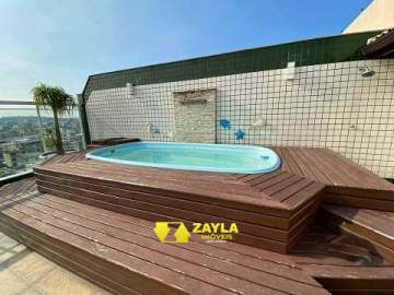 Ótima localização - Cobertura 4 quartos 3 vagas de garagem terraço a venda - Vila da Penha Rj - Próx. Carioca Shopping - CB00021