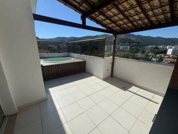 Imperdível - Cobertura para alugar Estrada dos Três Rios, Freguesia (Jacarepaguá), Rio de Janeiro - R$ 5.700 - R78943