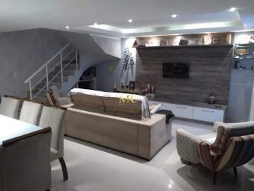 Casa Duplex à Venda - 3 Dormitórios (1 Suíte) - Jacarepaguá - 120 m² com Varanda Gourmet e Churrasqueira - DM144