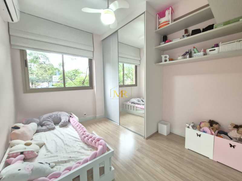 Conheça 04 Quarto 3 do imóvel - Apartamento à venda - 3 dormitórios ( 1 suíte) - Freguesia - 105 m² com varandão em localização privilegiada - Condomínio Atelier 3 rios - DM242 - 12 04 Quarto 3 - 12